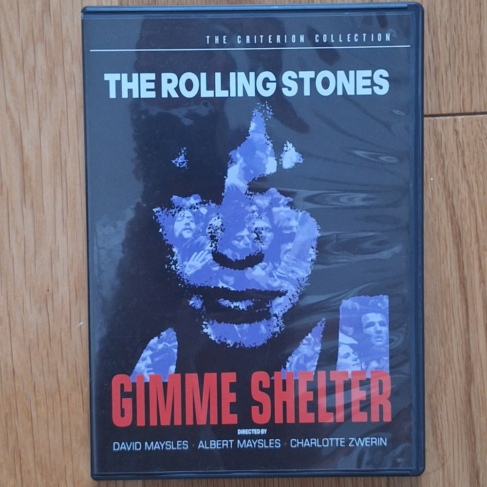 The Criterion Collection Gimme Shelter The Rolling Stones Documentary DVD GIM080